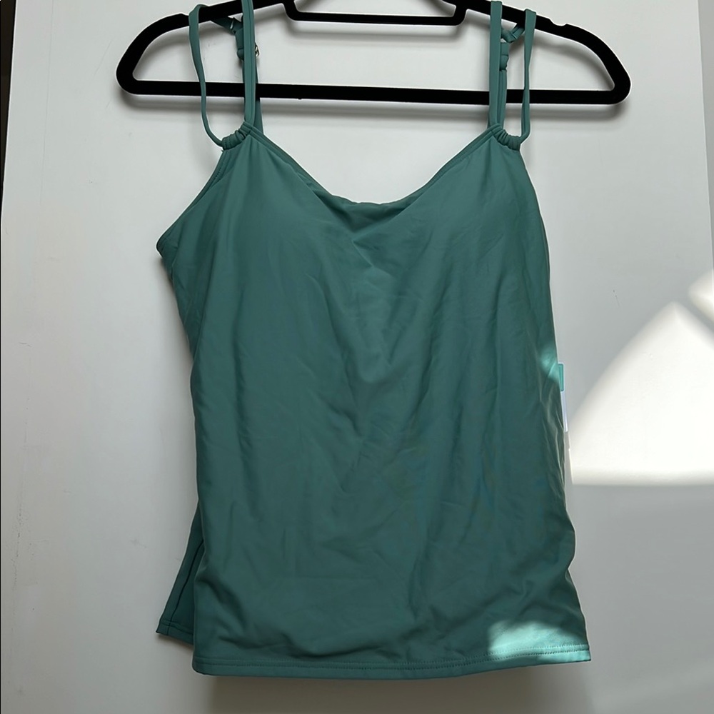 Sunsets Moss Green Taylor Tankini Top NWT 34DD - Picture 2 of 4